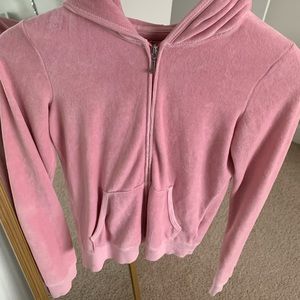 Juicy Couture Girls’ Pink Zip-Up Hoodie